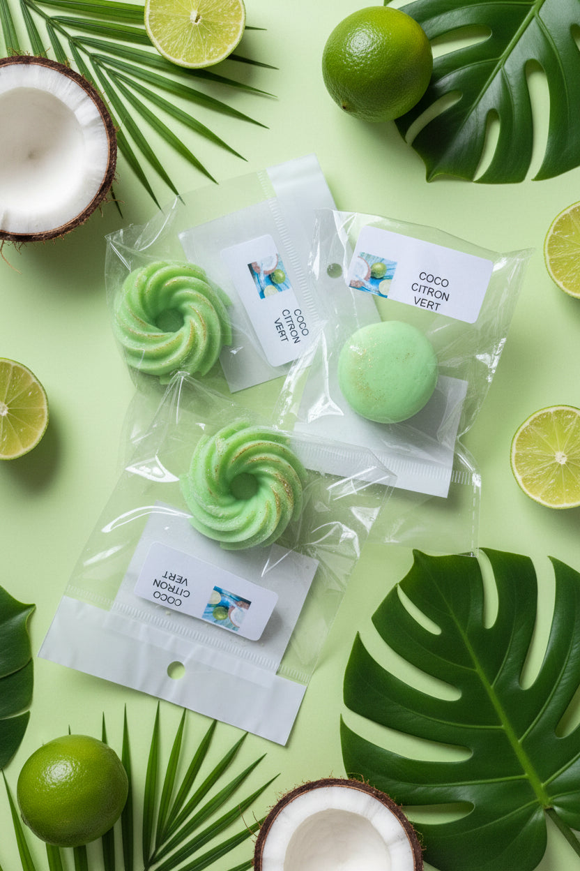Fondant parfumé coco citron vert