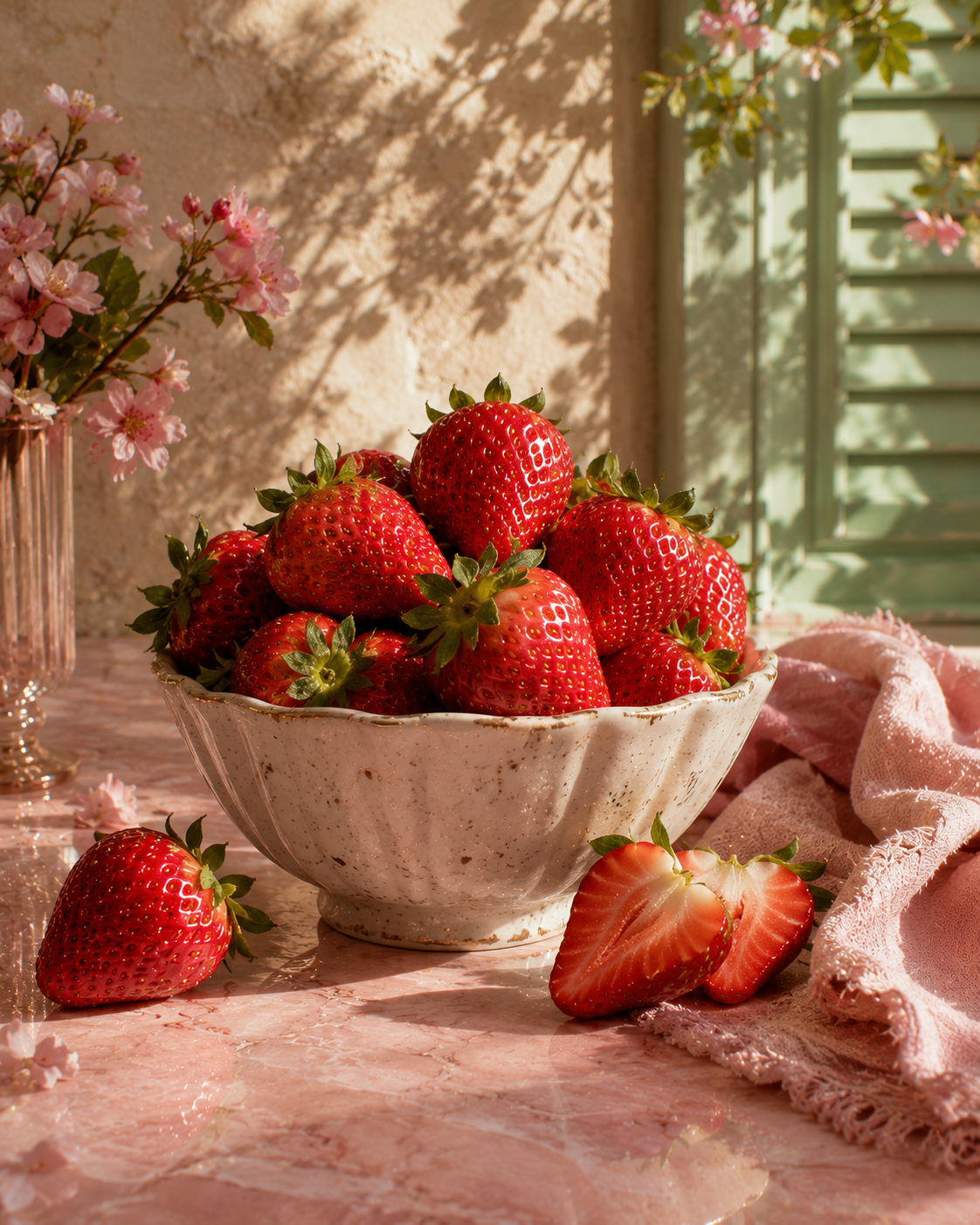 fondant parfumé fraise