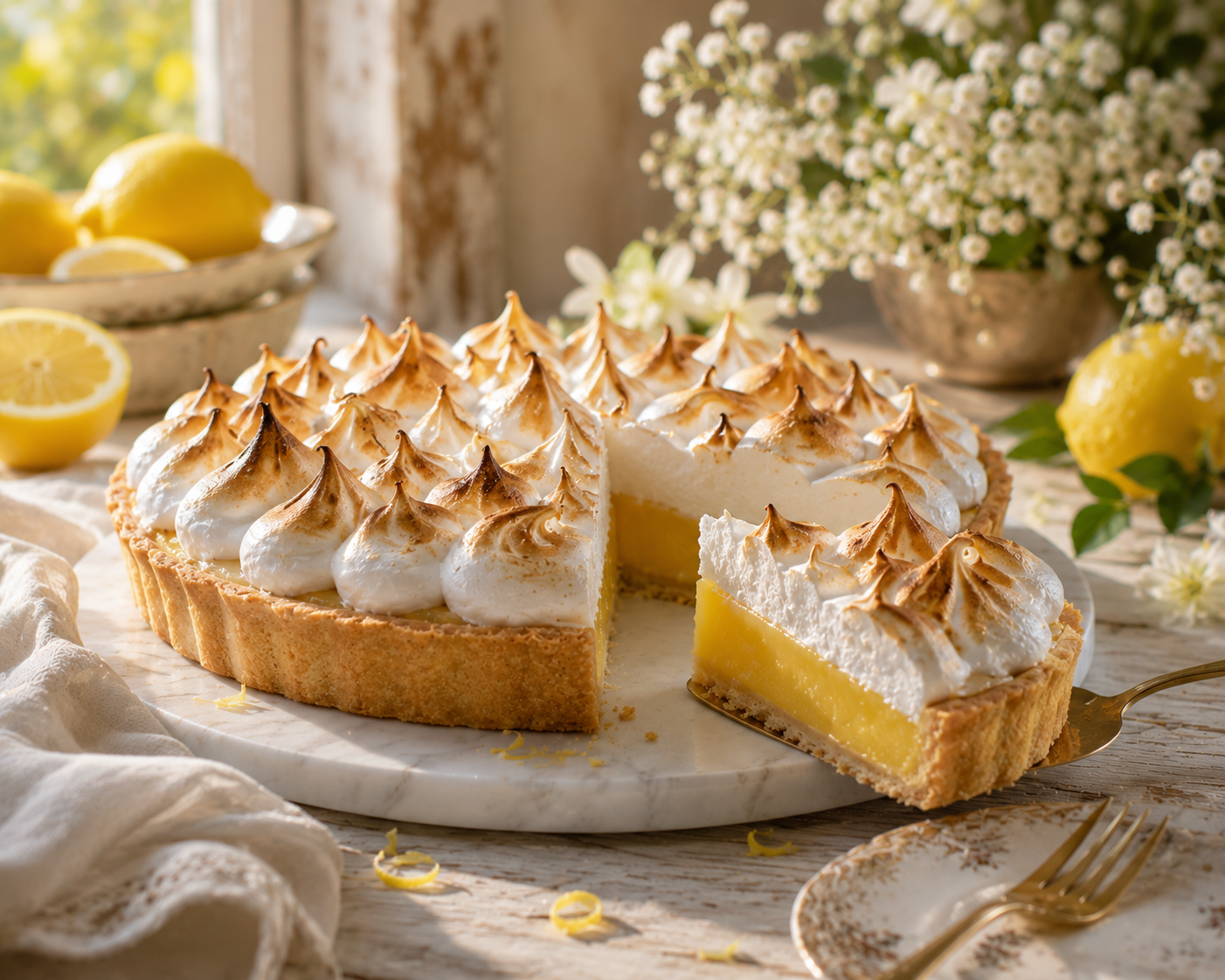 Fondant parfumé citron meringué