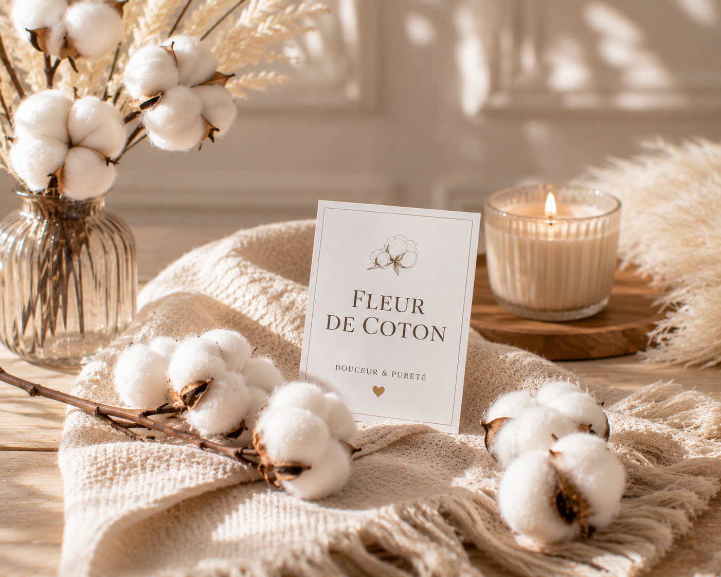 Fondant parfumé fleur de coton