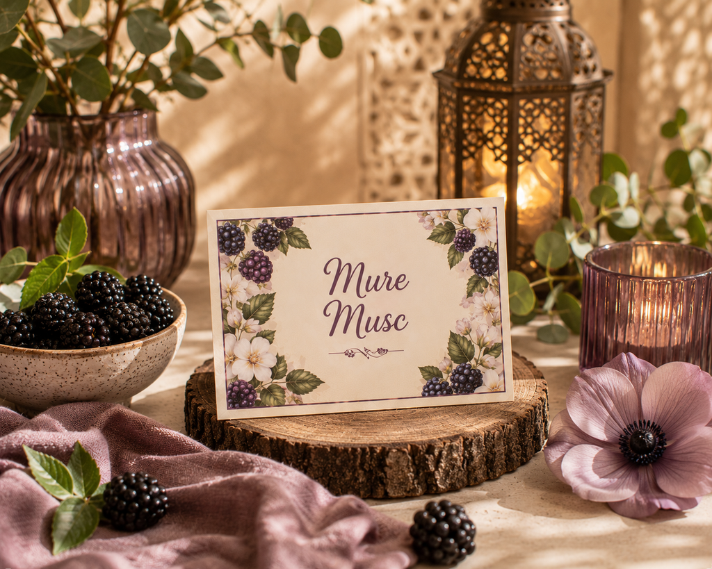 fondant parfumé mûre musc