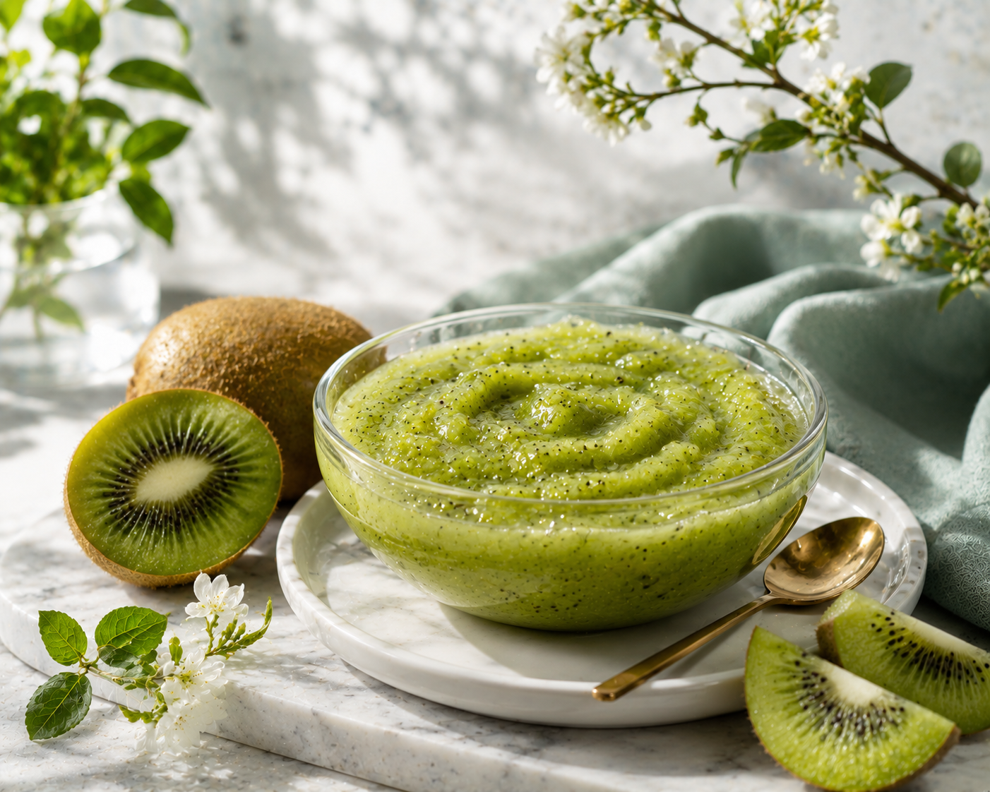 Fondant parfumé pulpe de kiwi