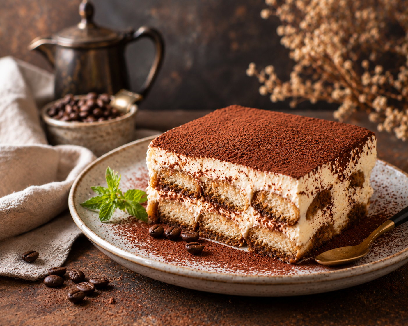 Fondant parfumé tiramisu