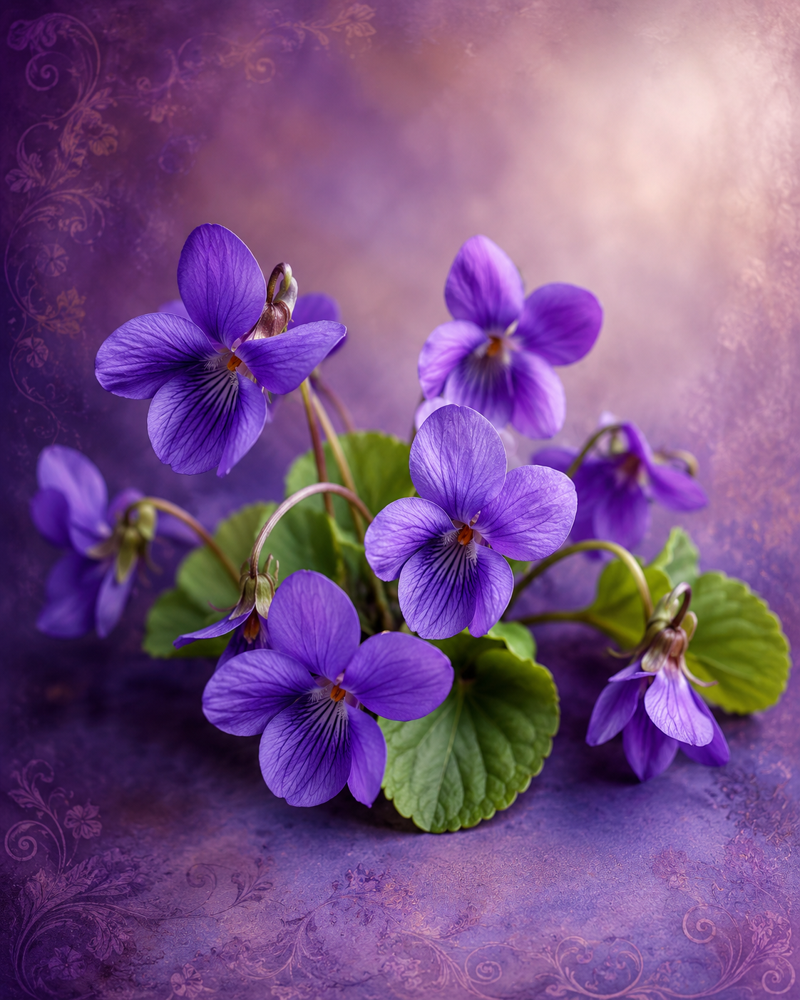 fondant parfumé violette